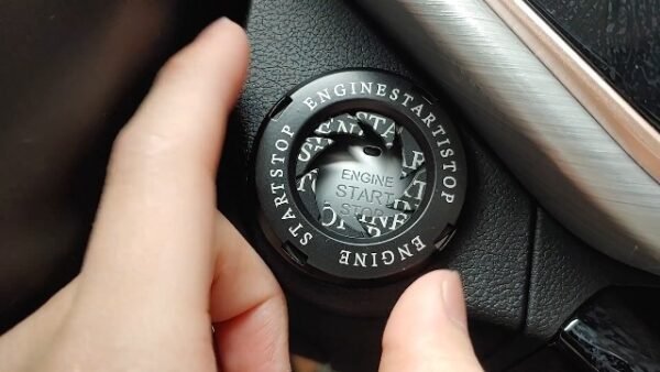 51hCBELQOJL Car Engine Push Start Button Key Kunci Cover Sport Car Rally Design Spin Start Kereta Accessories