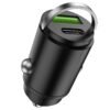 100W Dual Port Mini Car Phone Charger Tiny USB Port   Type C Adapter Fast Charging Phone Holder