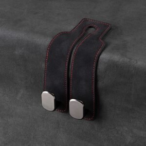 Premium Suede Metal Car Back Seat Hidden Hook Hanger Holder Organizer Cangkuk Kereta