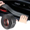 my-11134207-7r98w-m01i4j0bdwfvf1.webp Soft Rubber Lining Carbon Fiber Car Door Step Interior Guard Edge Bumper Sticker Body Accessories