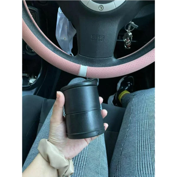 Universal Mini Portable Car Cup Holder Trash Bin Car Mini Tong Bin Tray Kereta
