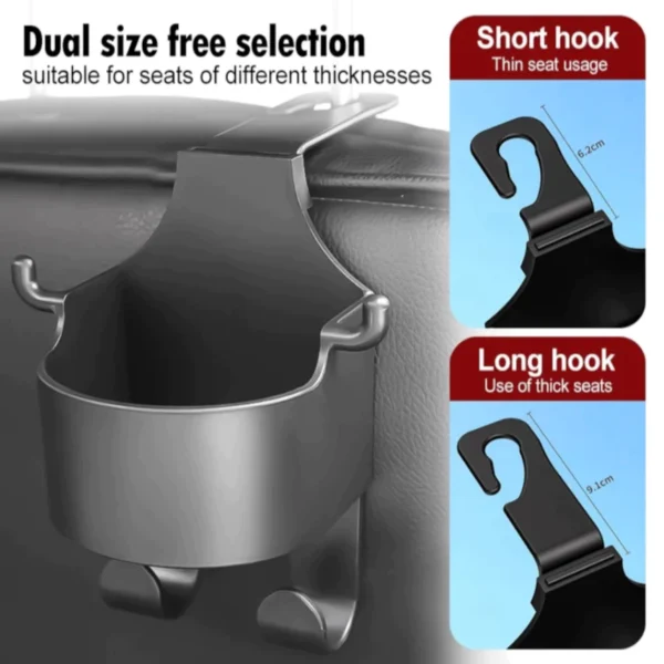 my-11134207-7ras9-m29d6i2jlad942.webp 1Pcs Car Back Seat Hook Hanger Bag Drink Water Bottle Cup Phone Holder Mount Organizer Accessories