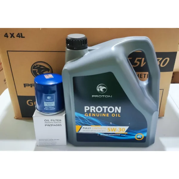 Proton Engine Oils SAE 5W30 Fully Synthetic  WITH OIL FILTER