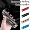 Alloy Metal Colorful Adjustable Phone Number Display Car Temporary Double Parking Emergency Kereta