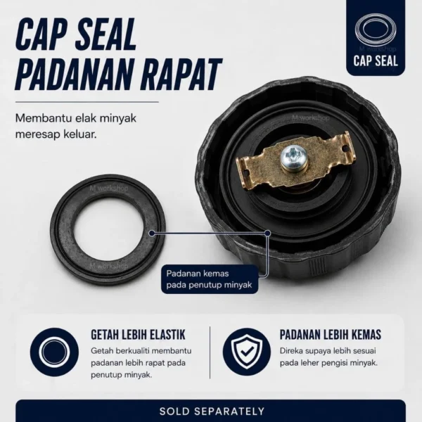 PROTON ISWARA SAGA 12V WIRA SATRIA PERDANA 2 0 WAJA PUTRA MD132260 ENGINE OIL CAP