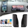 Car Phone Holder Mobile Charging Bracket Wall Mount Plastic Mount Holder Dashboard Card Holder Stand