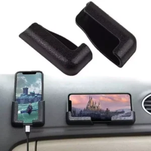 Car Phone Holder Mobile Charging Bracket Wall Mount Plastic Mount Holder Dashboard Card Holder Stand