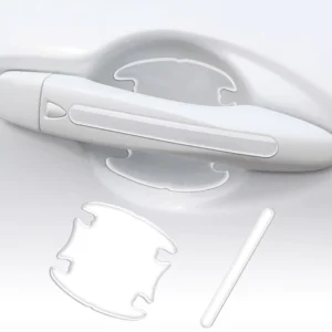 4Pcs Car Door Handle Protector Silicone Sticker Protect Bowl Pintu Stiker Rubber Guard Kereta