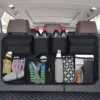 Trunk Storage Organizer Holder Car Rear Seat Boot Store Box Bag Cover Mesh Net MPV SUV Accessories