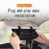 Tissue Box Cover Holder Car Tissue Plastic Case Box Sun Visor Kotak Tisu Accessories Kereta