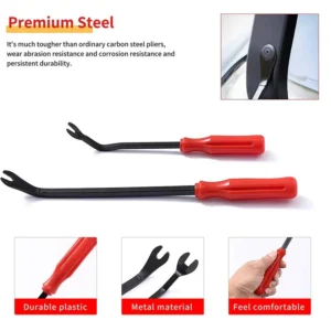 Clip Remover Plier Car Bumper Panel Klip Fastener Repair Kit Tool Spanner Pencungkil Sepana Besi