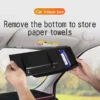 Tissue Box Cover Holder Car Tissue Plastic Case Box Sun Visor Kotak Tisu Accessories Kereta