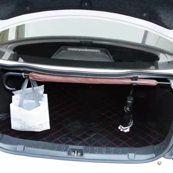 1Pcs Car Rear Trunk Umbrella Mounting Bracket Holder Clip Organizer Hanging Hook Payung Kereta
