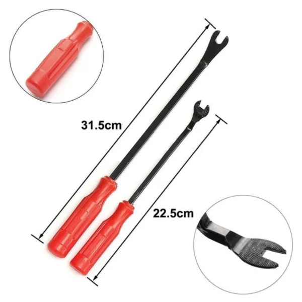Clip Remover Plier Car Bumper Panel Klip Fastener Repair Kit Tool Spanner Pencungkil Sepana Besi