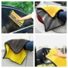 1Pcs High Quality Super Absorbent Microfiber Towel Car Wash Cleaning Cloth Thick Kain Tuala Tebal