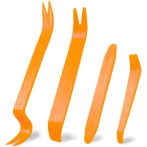 4Pcs Soft Plastic Opener Kit Car Door Interior Bumper Panel Repair Remover Plier Pencungkil Tool