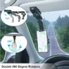 sg-11134201-7rdyp-lxw93au771c693.webp Sun Visor Back Mirror Phone Holder Car Rear View Mirror Mount 360 Rotation Adjustable Phone Bracket