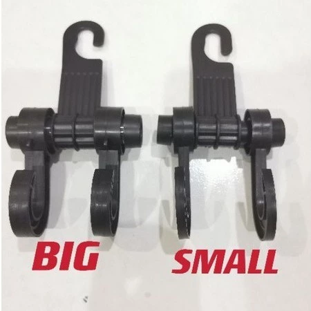 1Pcs Car Seat Double Hook Hanger Rear Seat Holder Headrest Head Rest Organizer Accessories Kereta